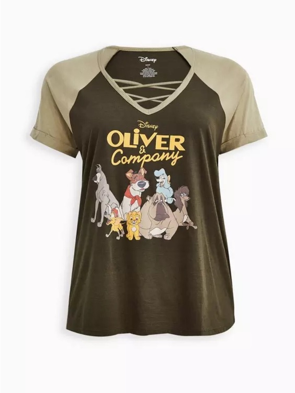 Disney Oliver & Company Strappy Neck Top Size 0 Large